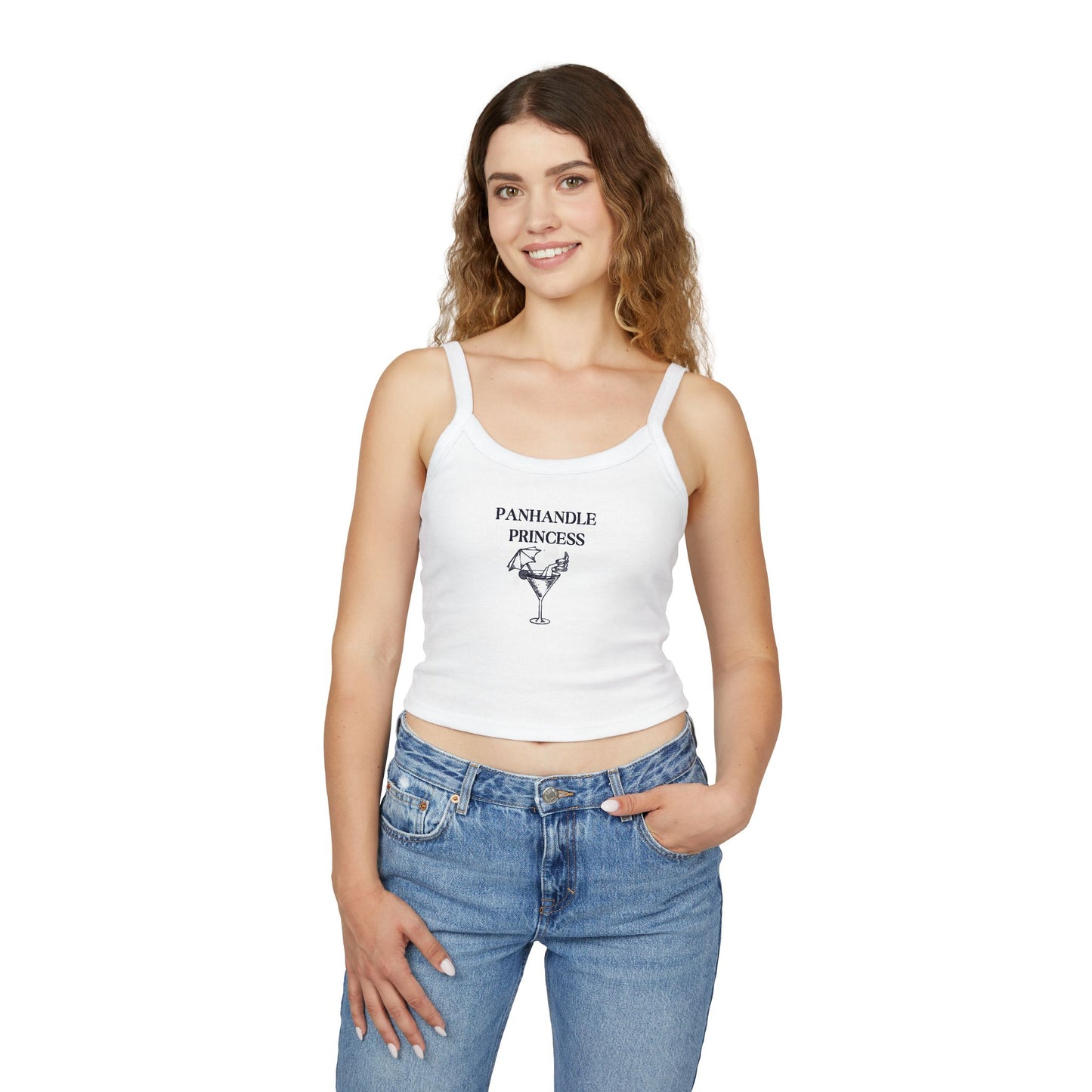 Panhandle Princess Party Spaghetti Strap Tank Top